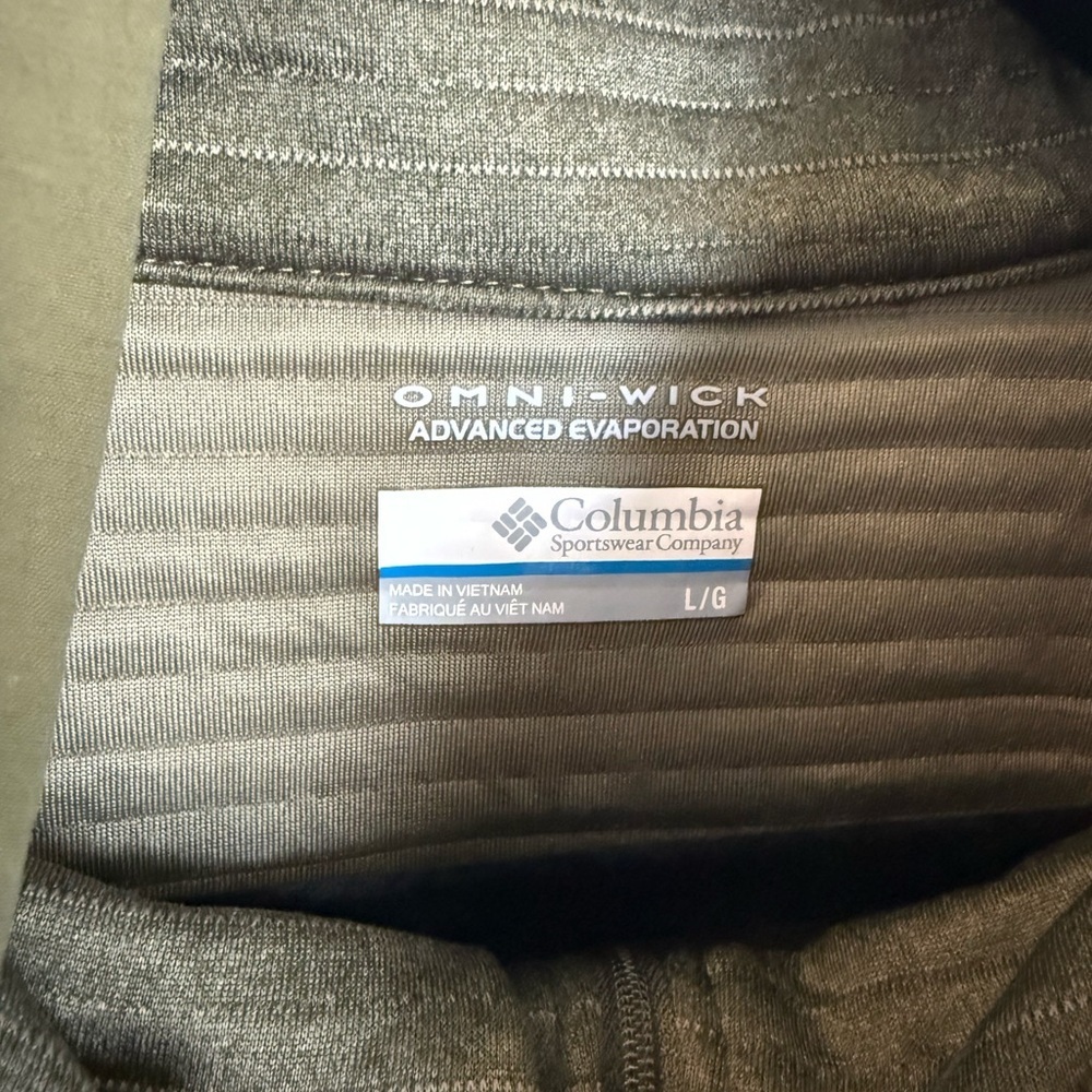 Columbia 1/2 zip • Men’s Large - Picture 3 of 6